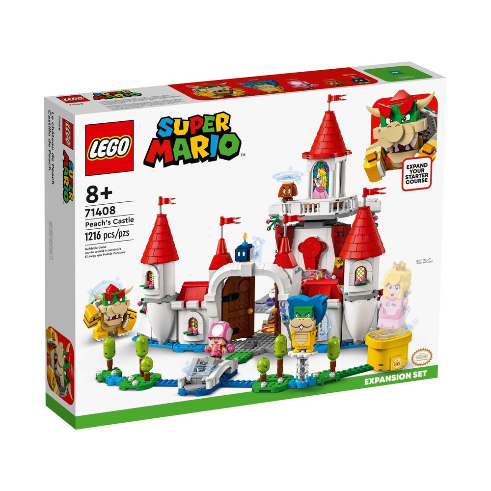 Lego Super Mario Expansion Set Peach's Castle #71408 (1216 pcs) - SEE PHOTOS